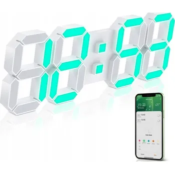 Hodiny Hodiny digitální LED budík teploměr časovač ovládaný aplikací