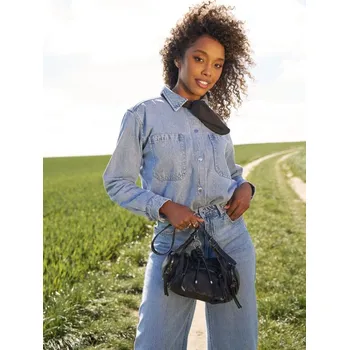 Kabelka Sinsay - Malá kabelka s nastavitelným popruhem - černá - 630EK-99X - 630EK-99X-ONE