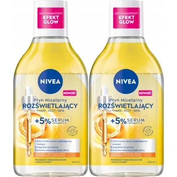 Micelární voda Nivea Rozjasňující Micelární Voda s 5% Sérem 400ml