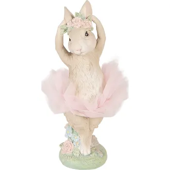Clayre & Eef - Dekorativní figurka králičí holky 6PR6078