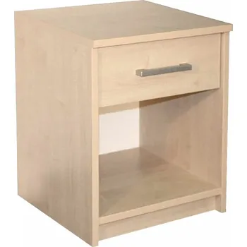 Noční stolek Jednozásuvkový noční stolek č.1