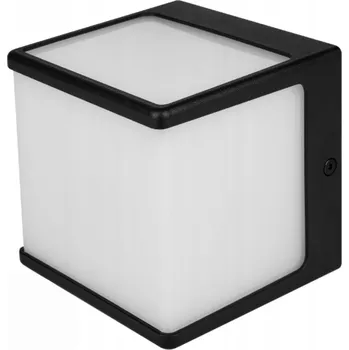 Venkovní osvětlení Venkovní nástěnné svítidlo zahradní lampa objímka GX53 LED fasádní ČERNÁ