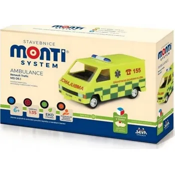 ostatní stavebnice Stavebnice Monti System MS 06.1 Ambulance Renault Trafic 1:35