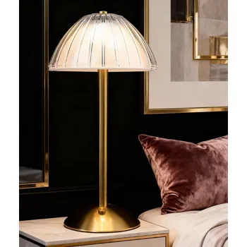 Lampička LED stolní lampička ve tvaru retro dýně 30*15 cm