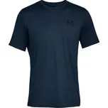 Pánské tričko Under Armour Sportstyle Left Chest SS Dark Blue XL
