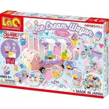 ostatní stavebnice Japonské konstrukční stavebnice LaQ Sweet Collection Ice Cream Wagon