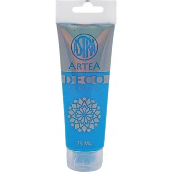 Vodová barva ASTRA DECO ARTEA akrylová Barva 75 Ml NEONOVĚ MODRÁ