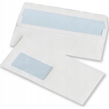 Obálka Obálka s okénkem DL (110 x 220 mm) bílá 1000 ks