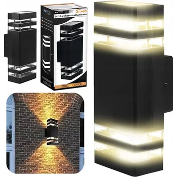 Nástěnné svítidlo Venkovní nástěnné svítidlo LVT černé GU10 35 W