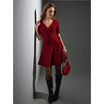 Kabelka Sinsay - Kabelka typu hobo - červená - 237GK-33X - 237GK-33X-ONE