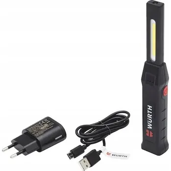 Svítilna Akumulátorová svítilna silná kompaktní WURTH