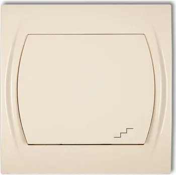 vypínač Schodišťový vypínač pod omítku Karlik, béžové odstíny 1LWP-3