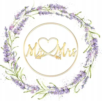 Obraz KW SVATBA PŘÁNÍ LEVANDULOVÝ 3D LAK