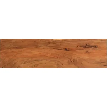 Obývací pokoj vidaXL Stolní deska 110x30x3,8 cm obdélníková hrubé mangovníkové dřevo [371634] Barva: Akáciové dřevo (přírodní)