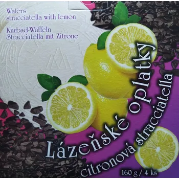 Clip Luhačovice Lázeňské oplatky: CITRONOVÁ STRACCIATELLA/dámská volenka
