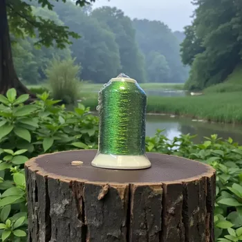 VÁZACÍ NIT NA OČKA -METALICKÁ 50M KONCOVÁ GREEN A