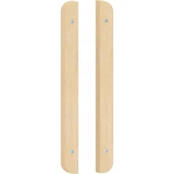 Obraz Rámeček pro manipulační tabuli Masterkidz hnědý 2 kusy 4,5x4,5x54 cm