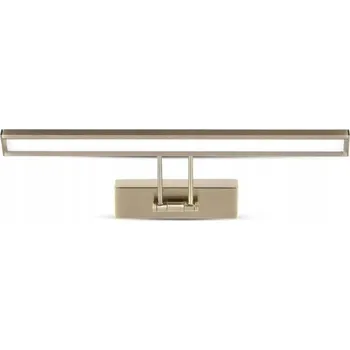 Nástěnné svítidlo V-TAC NÁSTĚNNÉ SVÍTIDLO LED 9W 3000K 380lm TEPLÁ BARVA ZLATÉ 213983