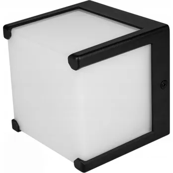 Venkovní osvětlení Venkovní nástěnné svítidlo zahradní lampa objímka GX53 LED fasádní ČERNÁ