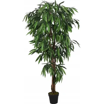 umělá květina Umělý Mangovník v Plastovém Květináči, 180 cm, Zelený