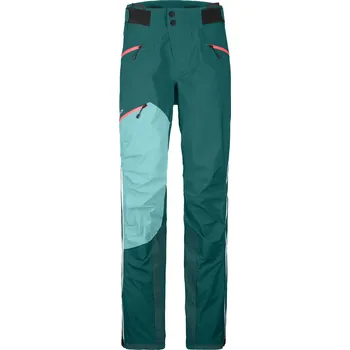 Snowboardové kalhoty Ortovox Westalpen 3L Pants W XS tyrkysová