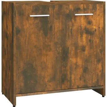 Koupelnový nábytek vidaXL Koupelnová skříňka 60 x 33 x 61 cm kompozitní dřevo [802575] Barva: kouřový dub