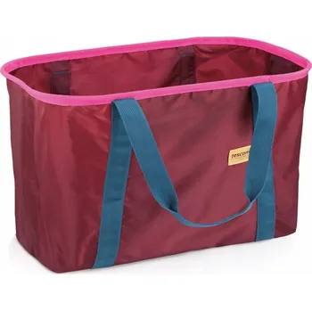 Nákupní košík skládací Click SHOP, vínový