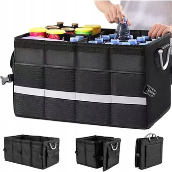 Organizér do auta ORGANIZÉR DO AUTA DO KUFRU SKLÁDACÍ PŘIHRÁDKY PROTISKLUZOVÝ