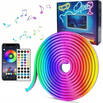LED páska LED RGB pásek 10M 24V s dálkovým ovládáním Extra silná SET + APLIKACE