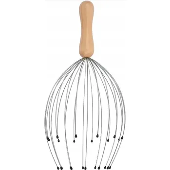 Masážní přístroj ÁJURVÉDSKÝ MASÁŽNÍ PŘÍSTROJ NA MASÁŽ POKOŽKY HLAVY 24 TYČINEK RELAXAČNÍ DRBÁTKO