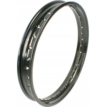 Kolo pro motocykl Ráfek 18" 2,15x18 MZ JAWA WSK ČERNÝ 36 drátů, zapletený ML
