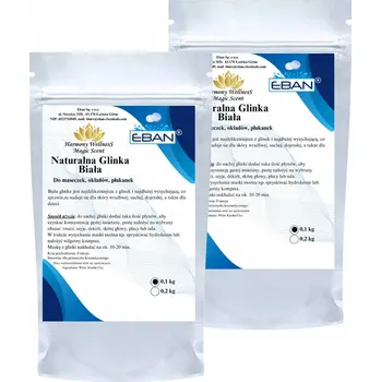 Pleťová maska BIAŁA GLINKA KOSMETYCZNA 200 G NATURALNA KAOLINOVÁ MASKA SUCHÁ PLEŤ OBLIČEJ