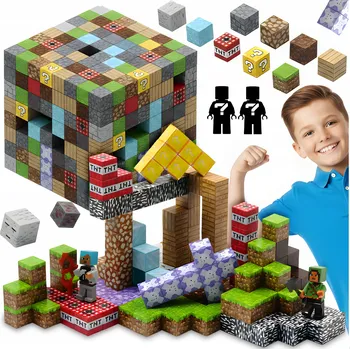 ostatní stavebnice Stavebnice Pixely 168 kusů MEGA SADA konstrukčních kostek