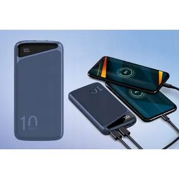 Powerbanka Powerbanka Navitel PWR10 MX 10000 mAh, modrá