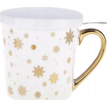Hrnek Ravi Snowflake porcelán 400 ml