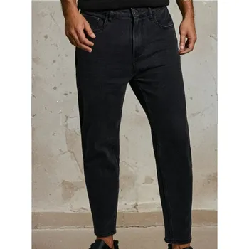 Sinsay - Slim fit džíny s efektem praní - černá - 446FB-99J - 446FB-99J-30-2