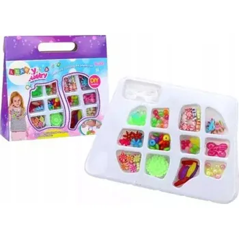 kreativní sada Kreativní sada korálků pro výrobu šperků, barevné