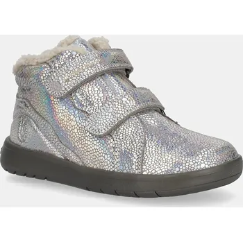 Dívčí zimní obuv Dětské semišové zimní boty Biomecanics 251231.28.34 stříbrná SLV, EUR 28