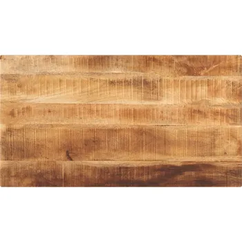 Konferenční stolek vidaXL Stolní deska 100x60x1,5cm obdélníková masivní recyklované dřevo [371333] Barva: Hrubé mangovníkové dřevo (přírodní)