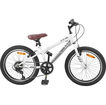 Horské kolo Horské Kolo 20 palců 6-Speed pro 5-8 let Bílá