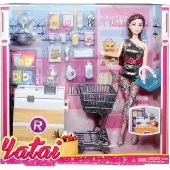 Panenka VELKÁ SADA PANENKA V SUPERMARKETU + PŘÍSLUŠENSTVÍ