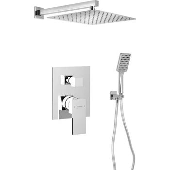 Sapho CUBEMIX podomítkový sprchový set s pákovou baterií 2 výstupy vyústění chrom CM042-01