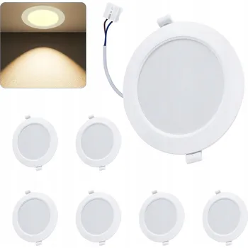 Kulaté Stropní Svítidlo 3000K neutrální bílá barva 9W IP44 25,5mm 6zt