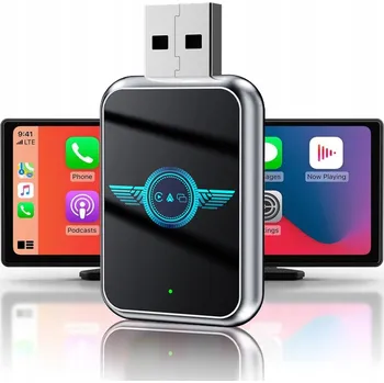 IP kamera Bezdrátový adaptér 3 in 1 Airplay Carplay Android auto Mirror Smart Box PnP