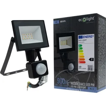 LED reflektor s pohybovým senzorem PIR NL-3 10W 6500K 900lm IP54