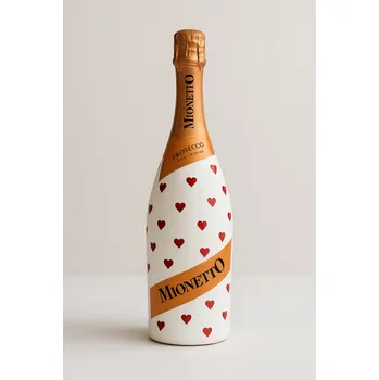 Mionetto Prosecco Prestige D.O.C. Brut 0,75 l - Limitovaná valentýnská edice (srdíčka)