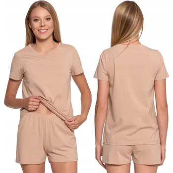 Dámské pyžamo Moraj dámské pyžamo bavlna béžové, velikost XL