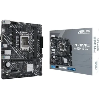 Základní deska ASUS MB Sc LGA1700 PRIME H610M-K D4, Intel H610, 2xDDR4, 1xHDMI, 1xVGA, mATX 90MB1HN0-M0EAY0
