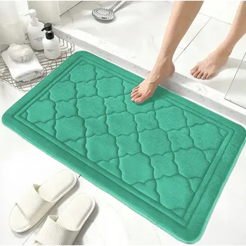 Koupelnová předložka KOUPELNOVÁ PŘEDLOŽKA 50X80CM VELKÁ MĚKKÁ XXL SAVÁ PROTISKLUZOVÁ PAMĚŤOVÁ PĚNA