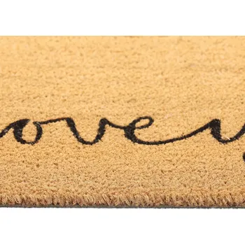 Rohožka Hotová kokosová rohožka s PVC podložkou, 60 x 40 cm